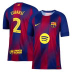 Soccer Kits CUBARSÍ #2 Barcelona Home Soccer Jersey 2025/26 Red&Blue - UCL