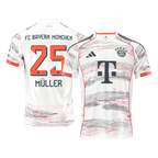 Maillot de football extérieur Bayern Munich MÜLLER #25 2025/26 Blanc