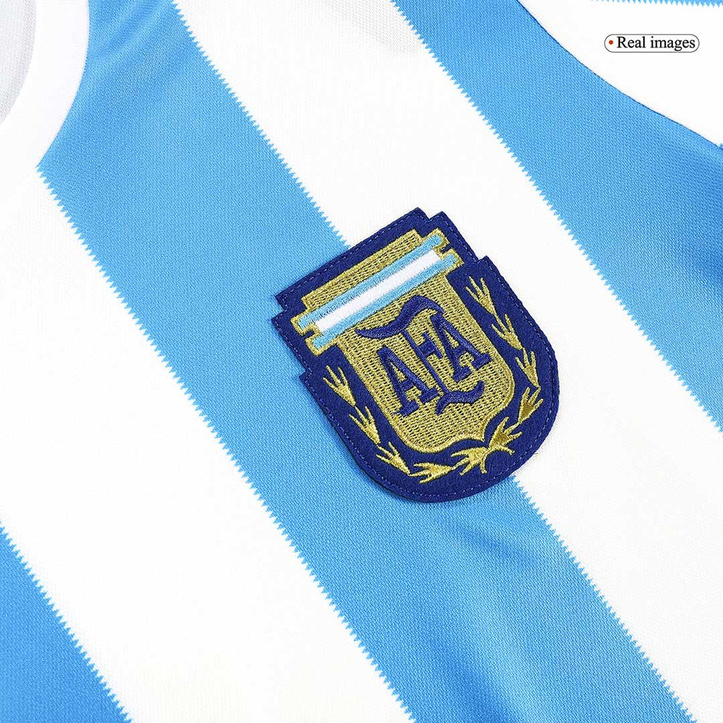 Kits de fútbol Retro 1986 Argentina Camiseta de fútbol local 
