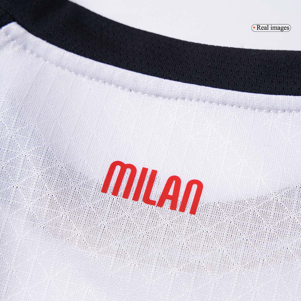 Soccer Kits Authentic AC Milan Away Soccer Jersey 2025/26 White