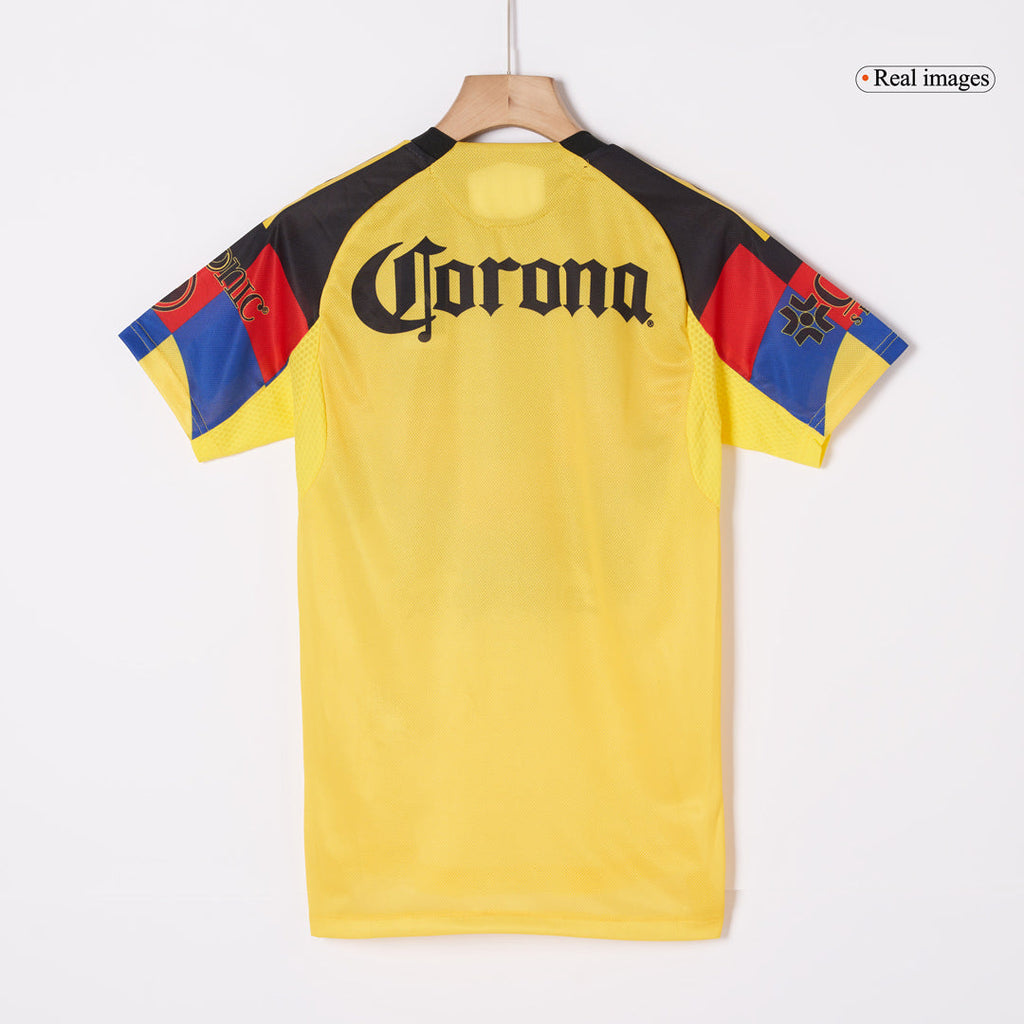 Soccer Kits Authentic Club America Home Soccer Jersey 2025/26 Yellow