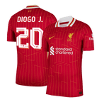 Soccer Kits Authentic  DIOGO J. #20 Liverpool Home Soccer Jersey 2024/25 Red - UCL