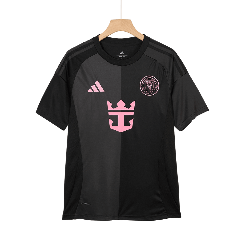 Maillot de football extérieur DE PAUL #7 Inter Miami 2025 Noir et gris