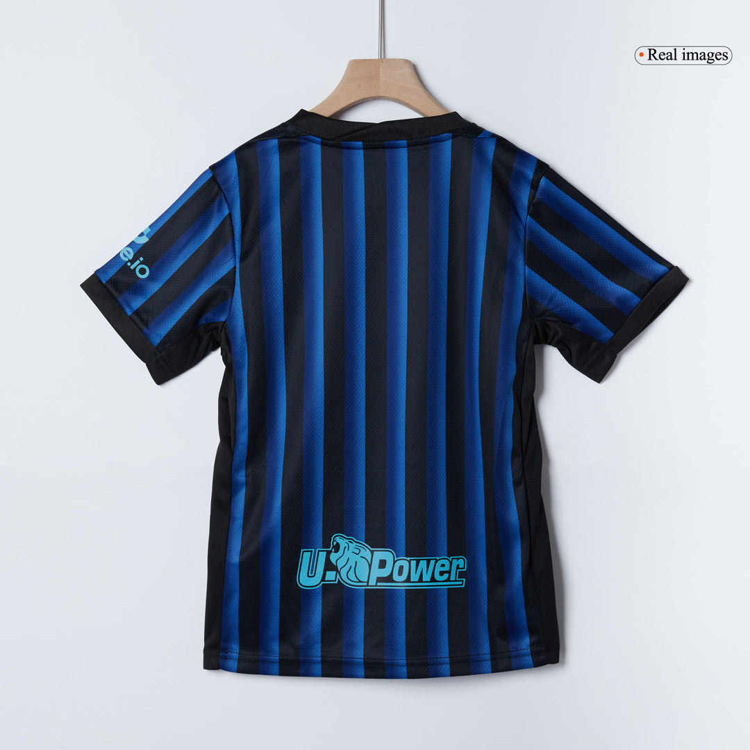 Maillot de football Inter Milan domicile pour enfant (maillot, short, chaussettes) 2025/26