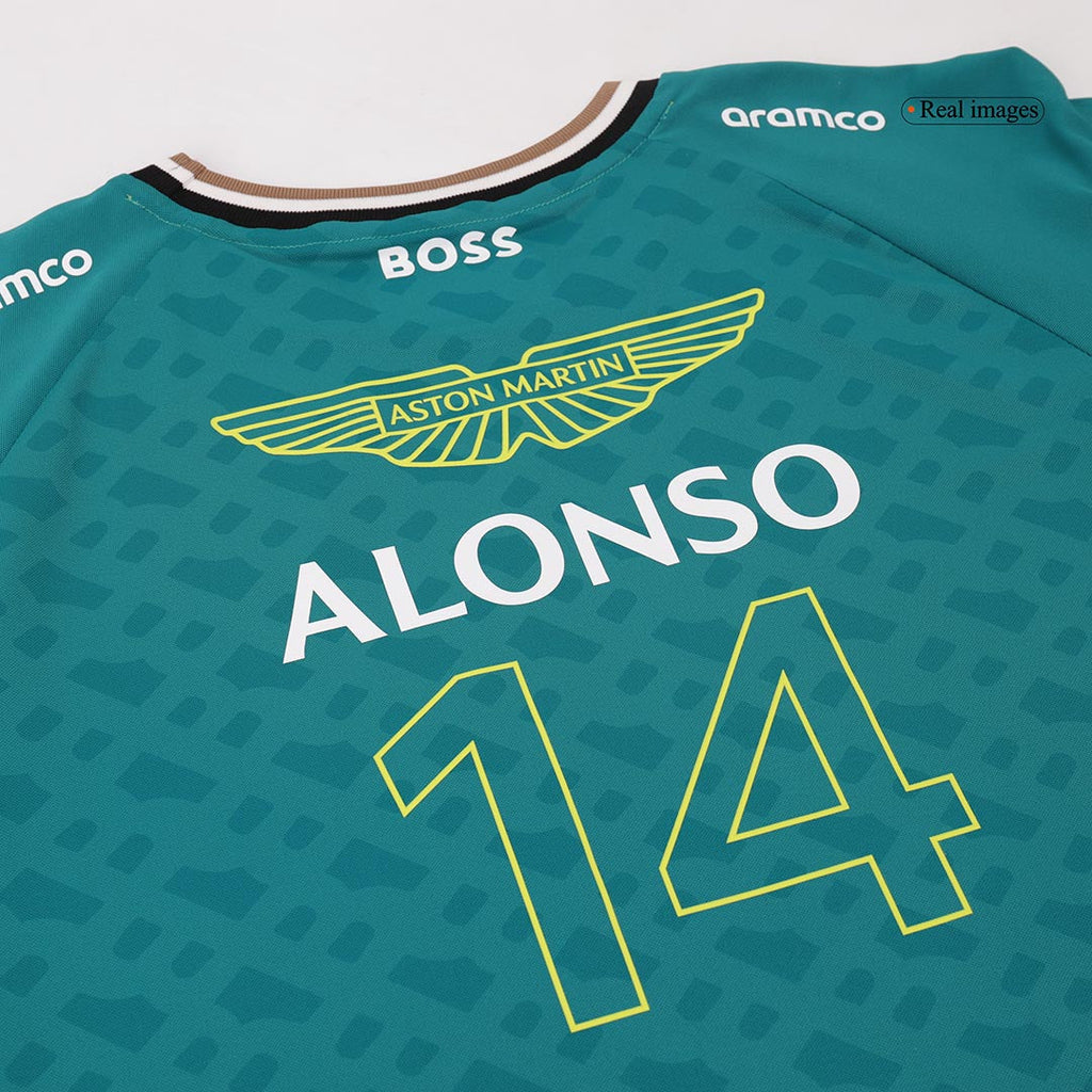 Maillot de football Fernando Alonso #14 Aston Martin Cognizant F1 2024 