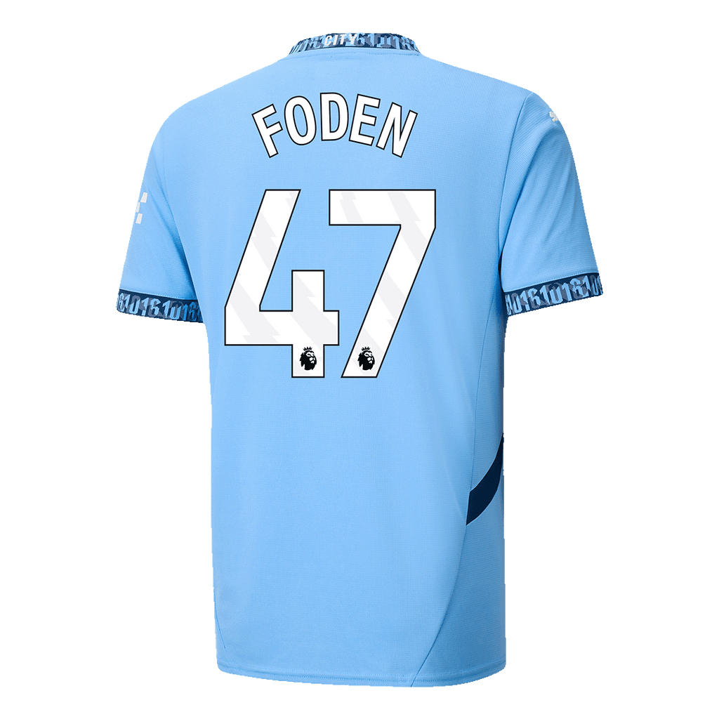 Maillot de football domicile FODEN #47 Manchester City 2024/25