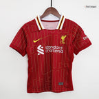 Maillots de football Liverpool Domicile Enfant Pas Cher 2024/25 (Maillot + Short + Chaussettes)
