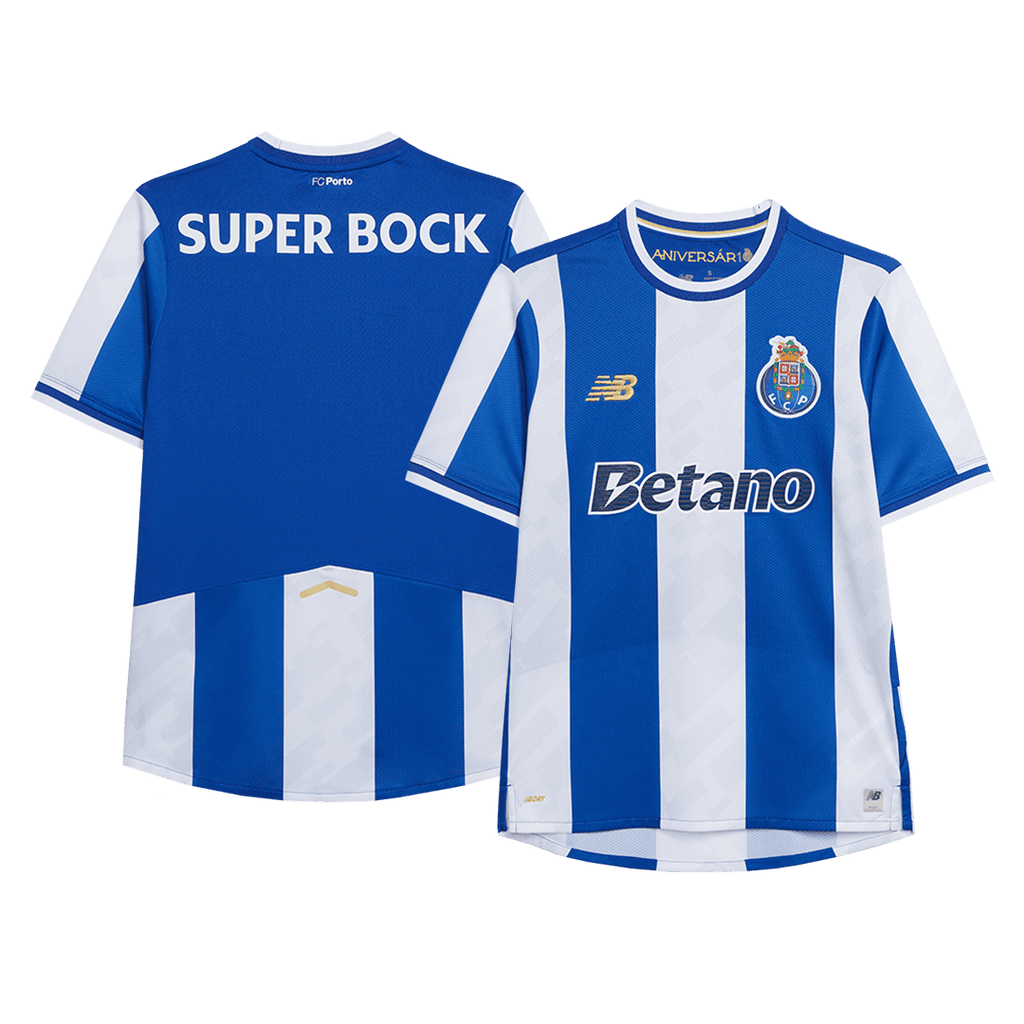 Camiseta de fútbol local del Porto 2025/26 azul y blanco
