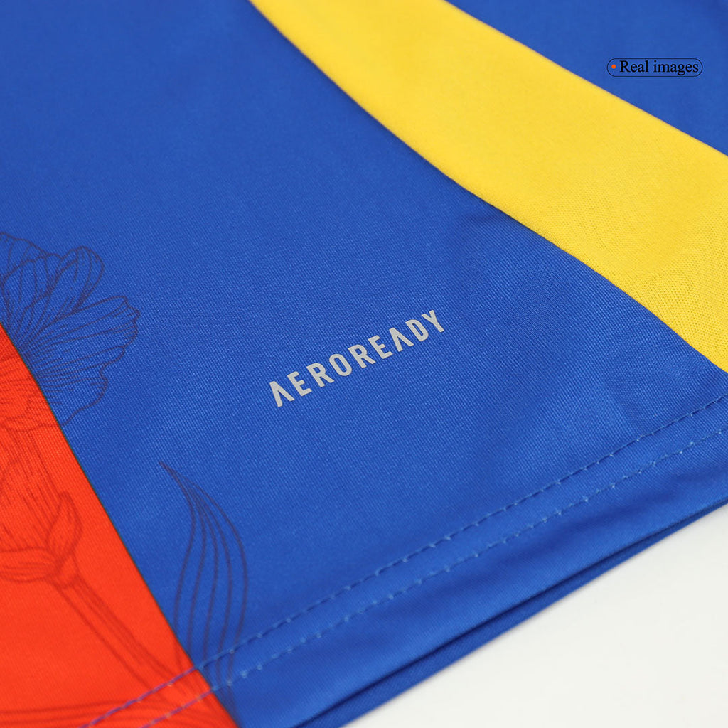 Maillots de football Espagne pré-match Euro 2024 