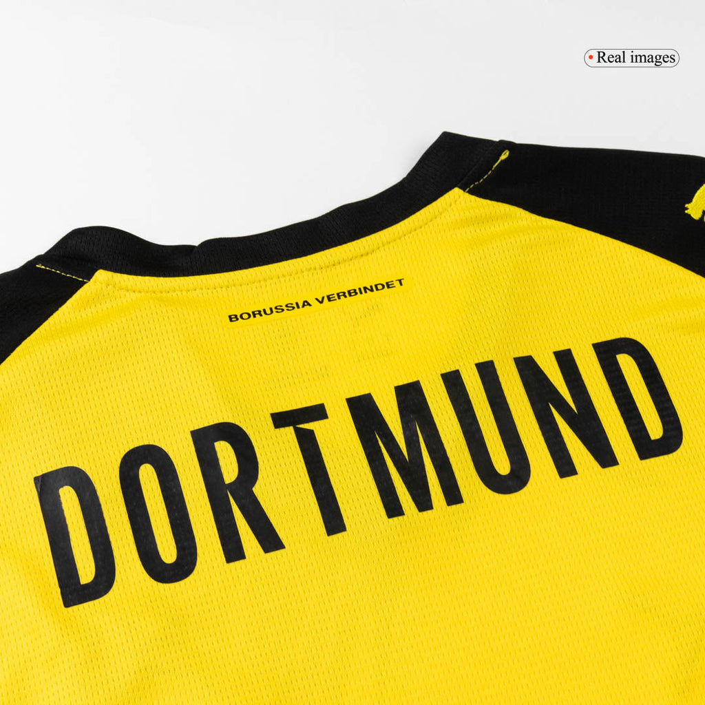 Soccer Kits Borussia Dortmund Home Soccer Jersey Kit(Jersey+Shorts) 2025/26 Yellow