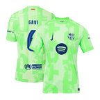 Soccer Kits Authentic GAVI #6 Barcelona Third Away Soccer Jersey 2024/25  - UCL£¨Spotify Logo Without Text£©