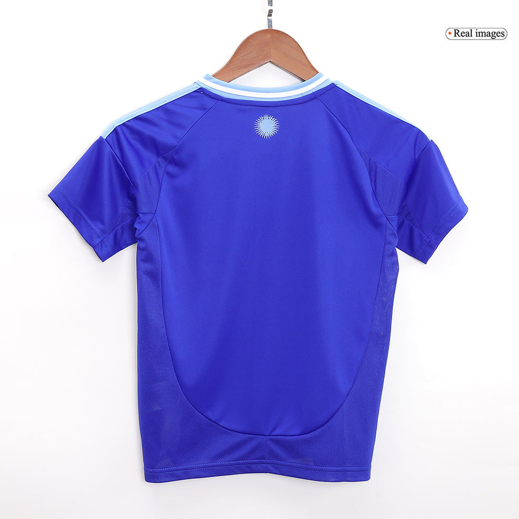 Maillot de football extérieur Argentine pour enfant (maillot + short) Copa America 2024