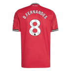 Soccer Kits B.FERNANDES #8 Manchester United Home Soccer Jersey 2025/26 Red