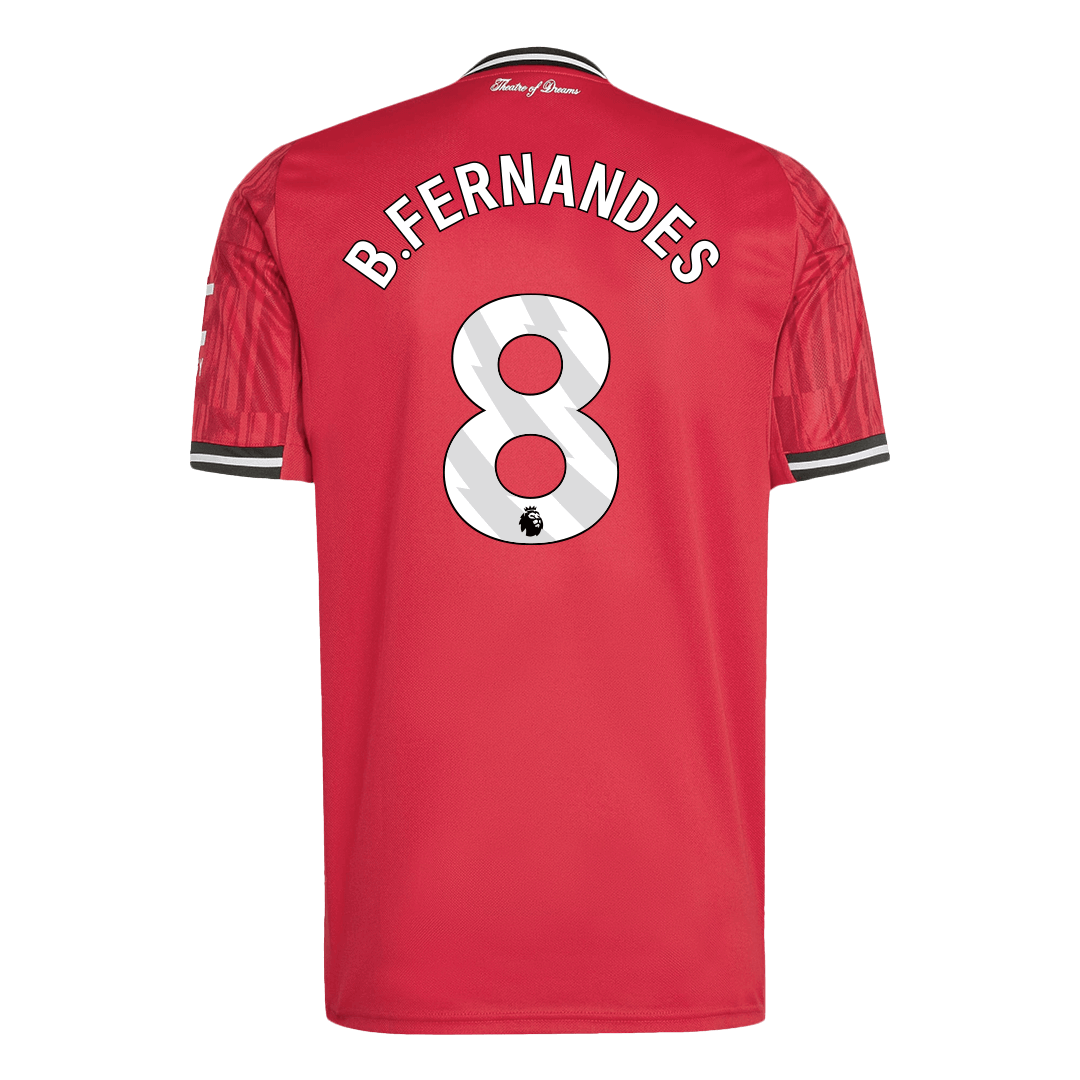 Soccer Kits B.FERNANDES #8 Manchester United Home Soccer Jersey 2025/26 Red