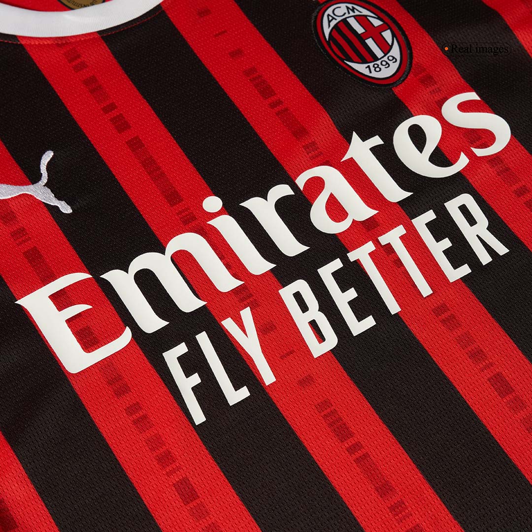 Soccer Kits AC Milan Home Long Sleeve Soccer Jersey 2024/25