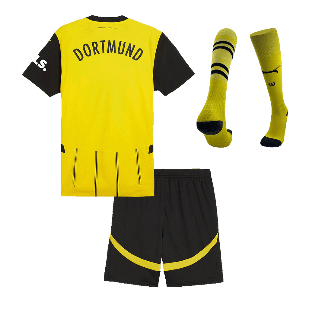 Kit de fútbol para niños: Camiseta local del Borussia Dortmund (camiseta, pantalones cortos y calcetines) 2024/25
