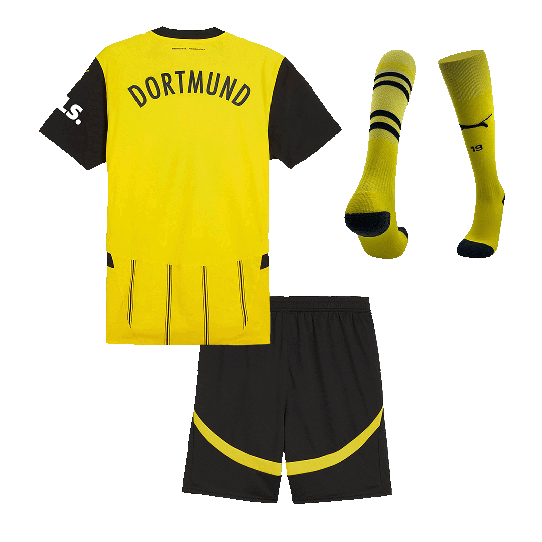 Kit de fútbol para niños: Camiseta local del Borussia Dortmund (camiseta, pantalones cortos y calcetines) 2024/25