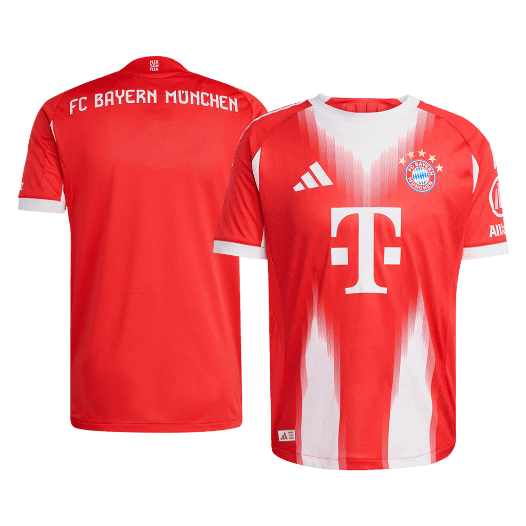 Soccer Kits Authentic Bayern Munich Home Soccer Jersey 2025/26 Red