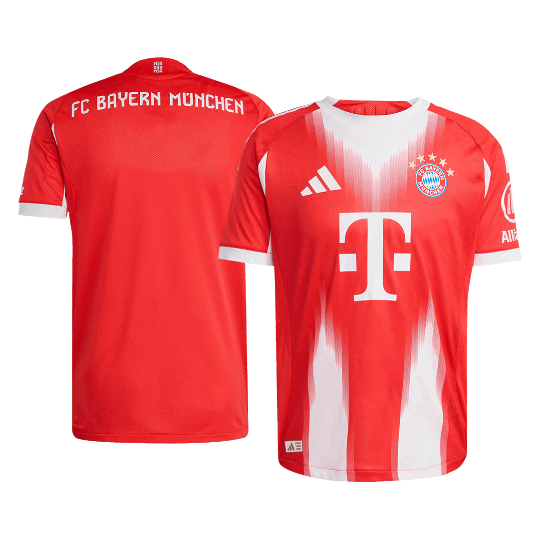 Soccer Kits Authentic Bayern Munich Home Soccer Jersey 2025/26 Red