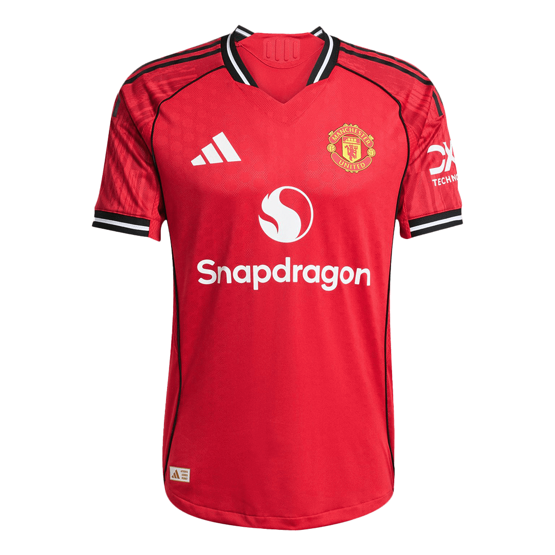 Soccer Kits Authentic Manchester United Home Soccer Jersey 2025/26 Red