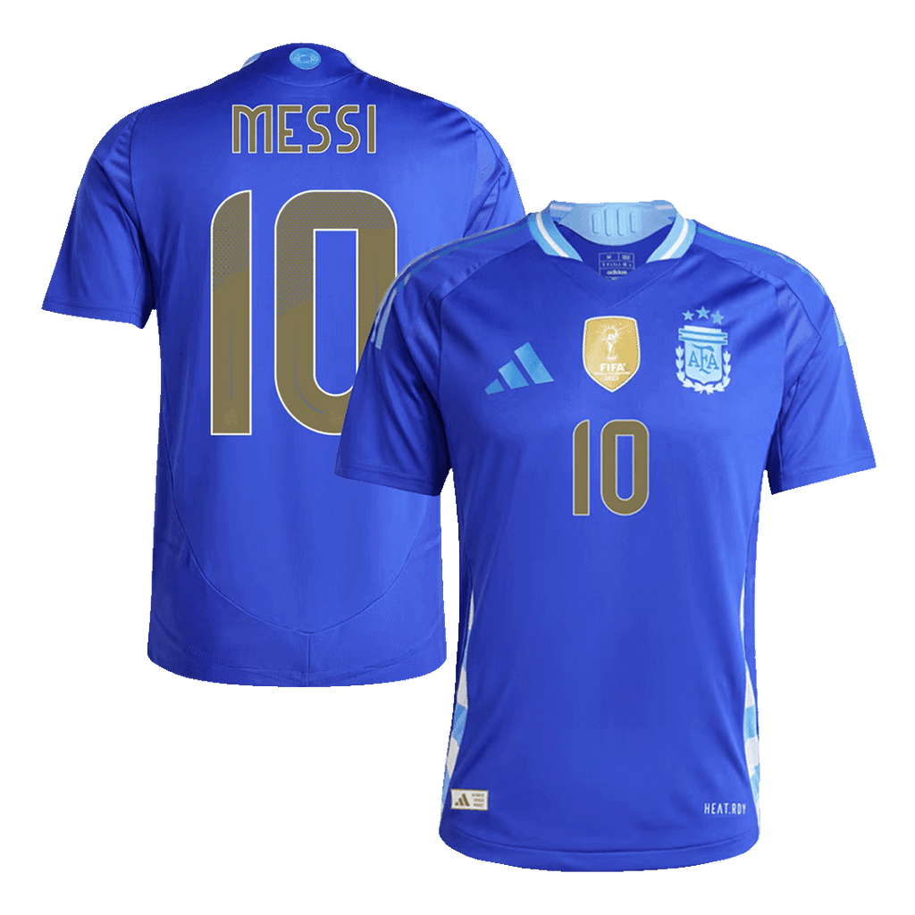 Soccer Kits Authentic MESSI #10 Argentina Away Soccer Jersey 2024