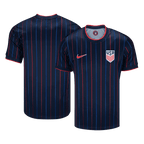 Camiseta de fútbol visitante USMNT 2025 azul marino