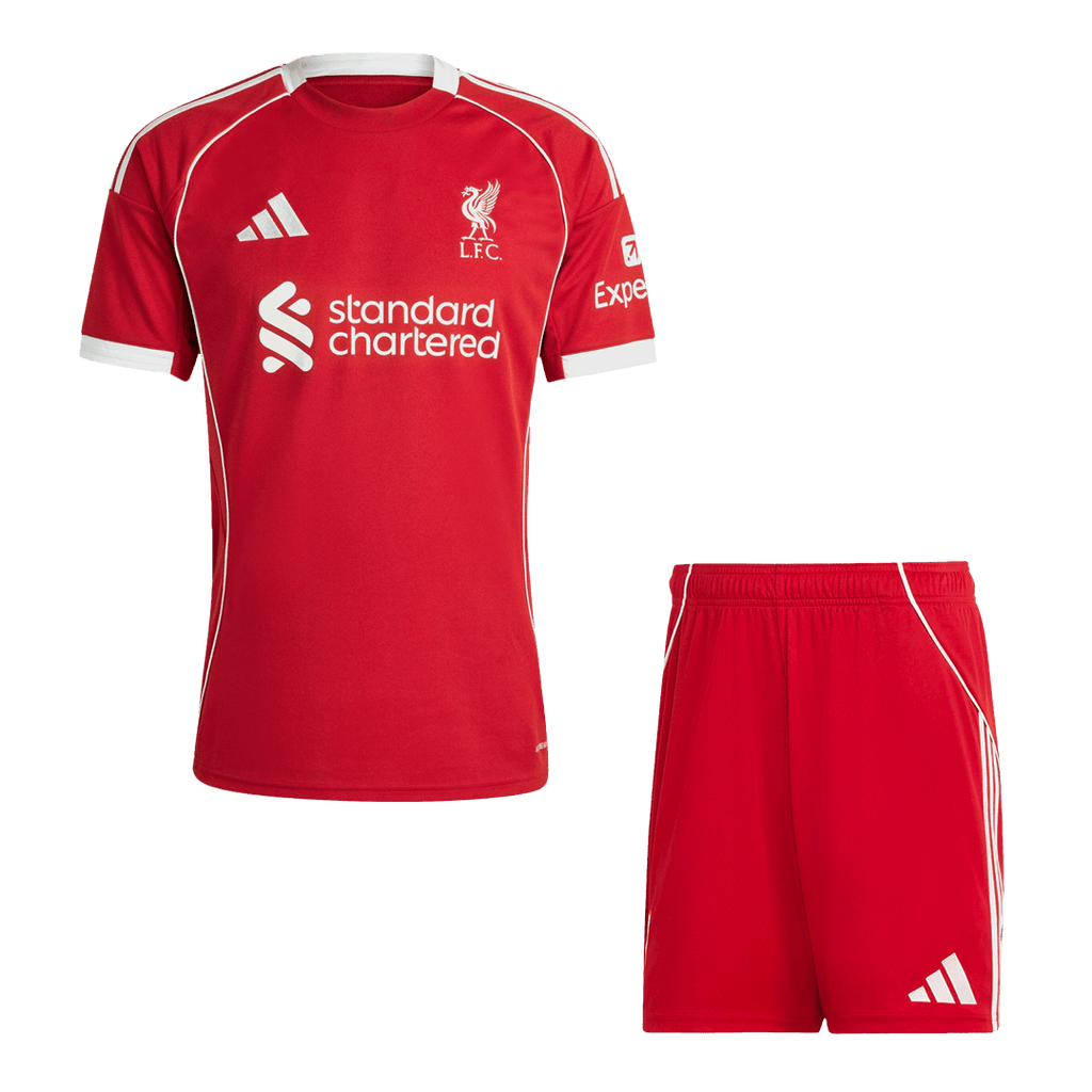 Maillot de football domicile Liverpool (maillot + short) 25/26 rouge