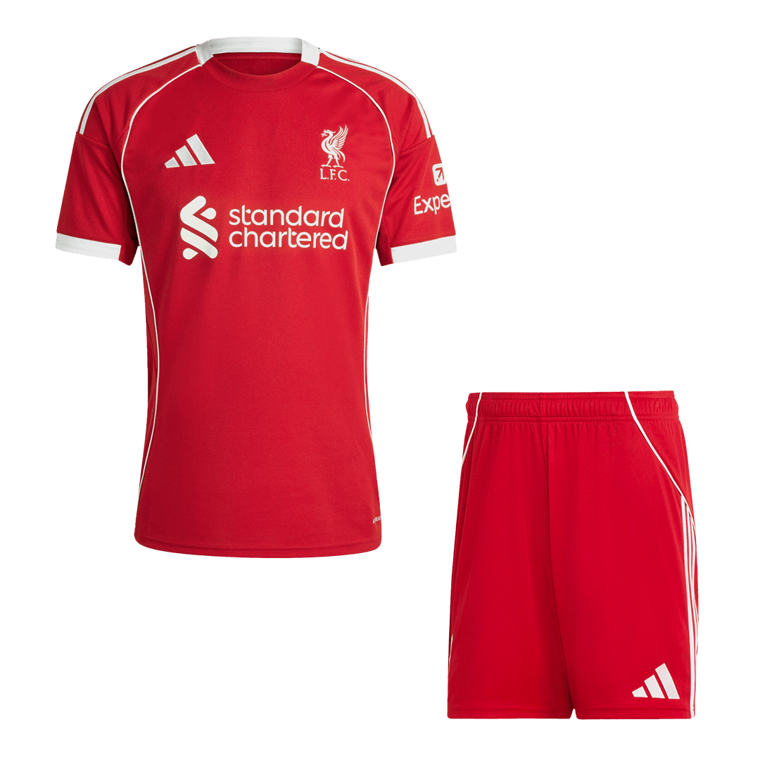 Maillot de football domicile Liverpool (maillot + short) 25/26 rouge