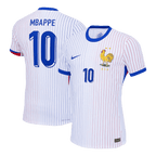 Soccer Kits Authentic MBAPPE #10 France Away Soccer Jersey Euro 2024