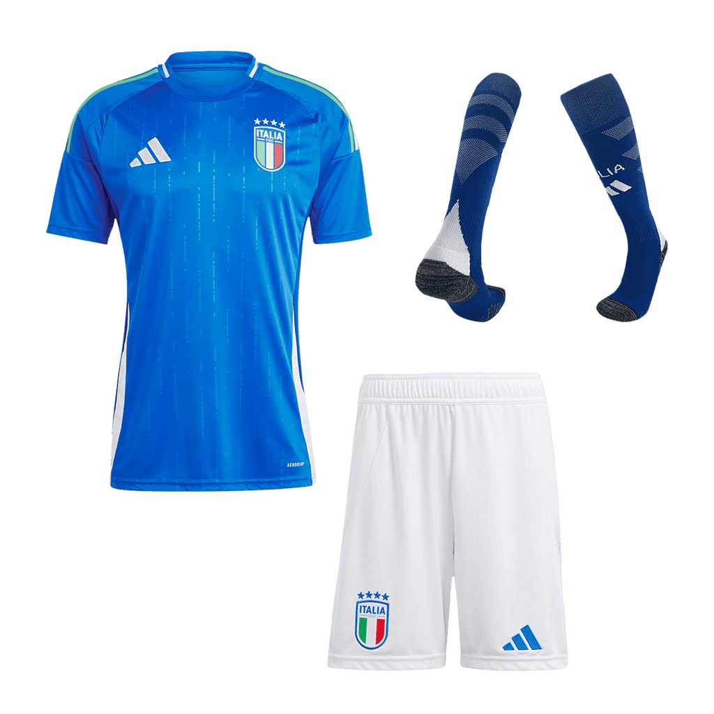 Maillot de football Italie domicile (maillot + short + chaussettes) Euro 2024