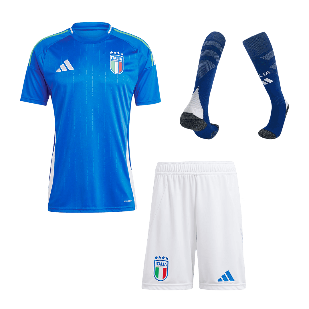 Maillot de football Italie domicile (maillot + short + chaussettes) Euro 2024