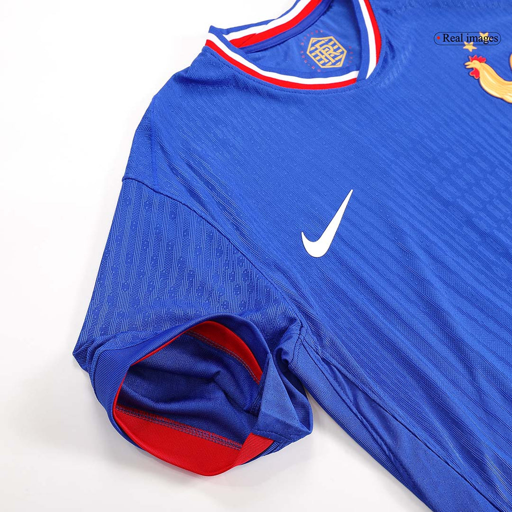 Soccer Kits Authentic MBAPPE #10 France Home Soccer Jersey Euro 2024