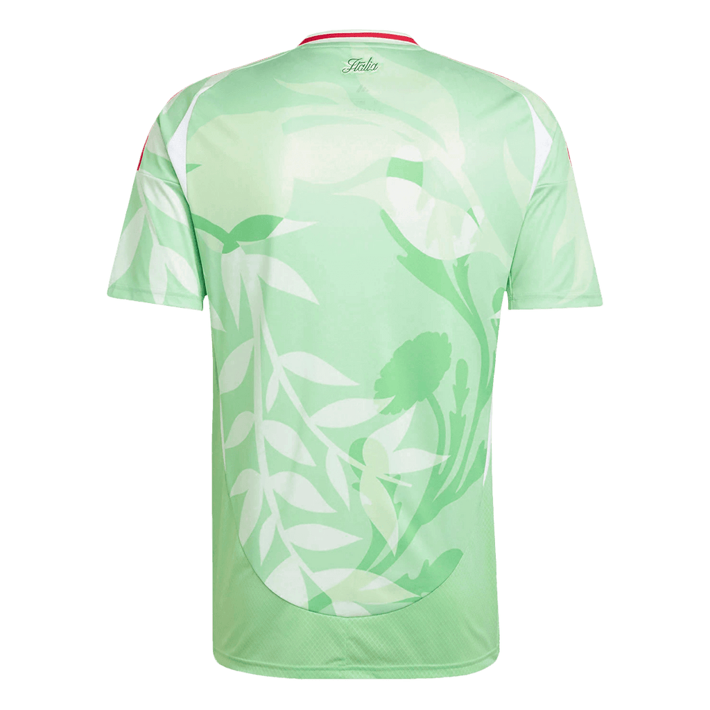 Maillot de football extérieur Italie 2025 vert pour homme - Championnat d'Europe féminin