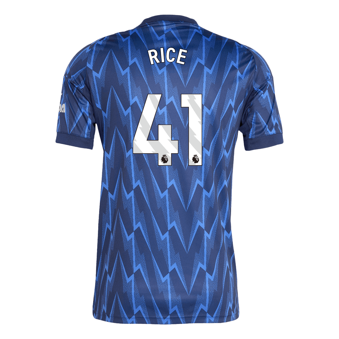 Camiseta de visitante del Arsenal RICE #41 2025/26, azul
