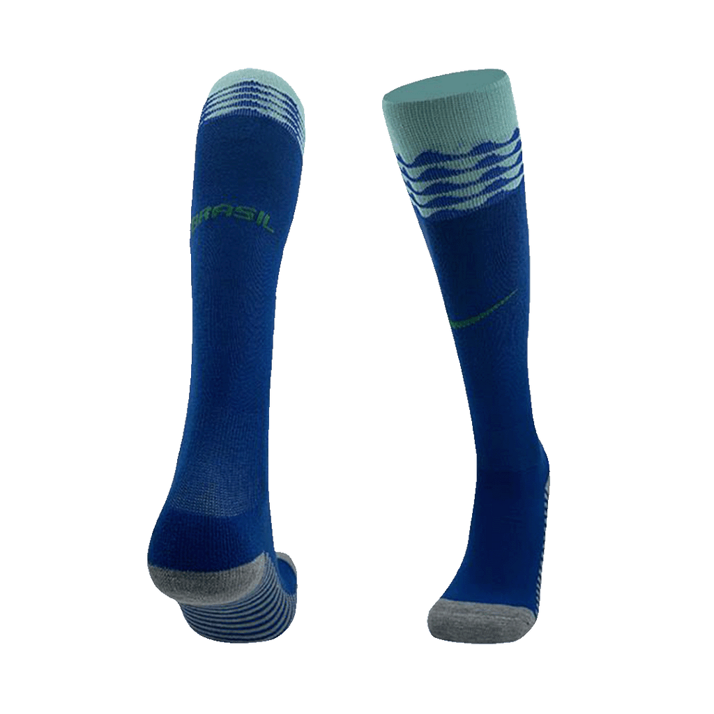 Kits de fútbol: Camiseta de fútbol visitante de Brasil para niños (camiseta, pantalones cortos y calcetines) Copa América 2024