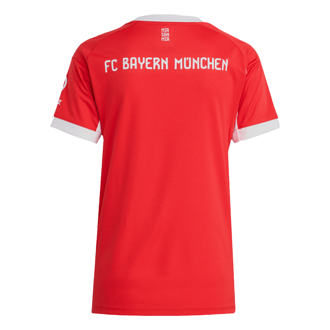 Camiseta de fútbol local del Bayern Múnich para mujer 2025/26, roja