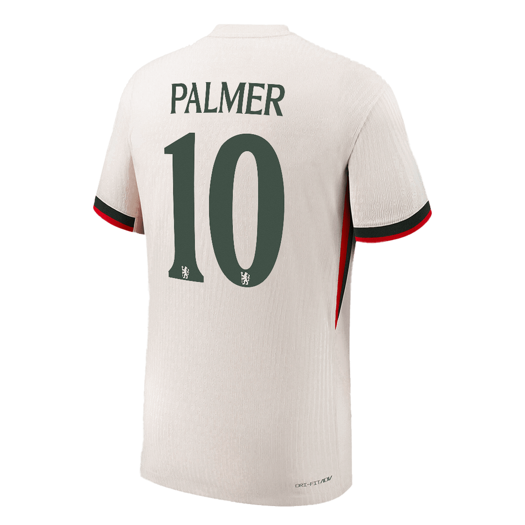 Soccer Kits Authentic PALMER #10 Chelsea Away Soccer Jersey 2025/26 White - UCL