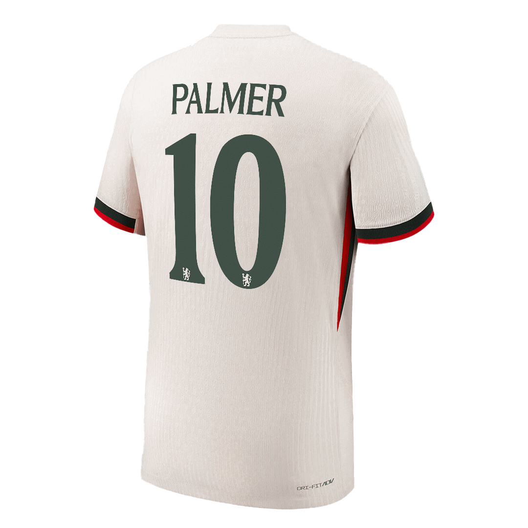 Soccer Kits Authentic PALMER #10 Chelsea Away Soccer Jersey 2025/26 White - UCL