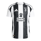 Soccer Kits Authentic YILDIZ #10 Juventus Home Soccer Jersey 2024/25 - Save The Children Sponsor