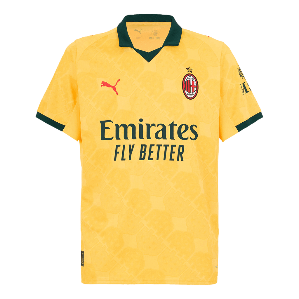 Soccer Kits AC Milan Third Away Soccer Jersey 2025/26 Yellow