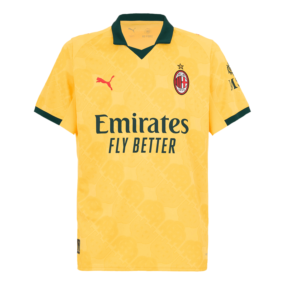 Soccer Kits AC Milan Third Away Soccer Jersey 2025/26 Yellow