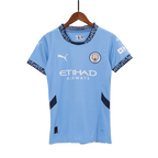 Soccer Kits Women's Manchester City Home Soccer Jersey Shirt 2024/25