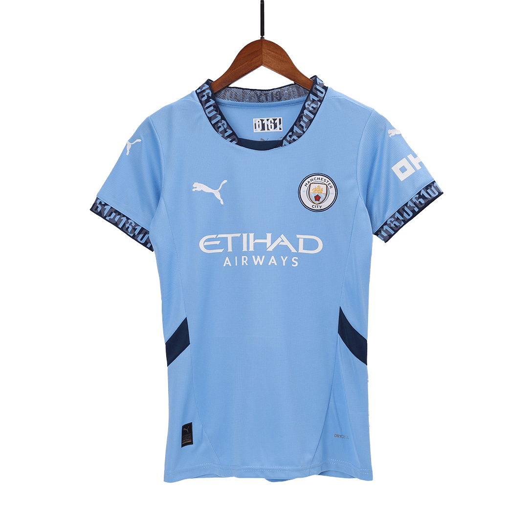 Soccer Kits Women's Manchester City Home Soccer Jersey Shirt 2024/25