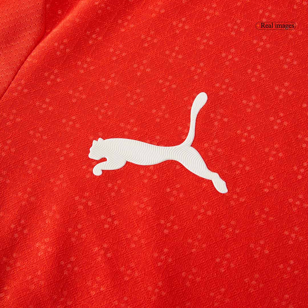 Soccer Kits Authentic  RONALDO #7 Portugal Home Soccer Jersey 2025 Red