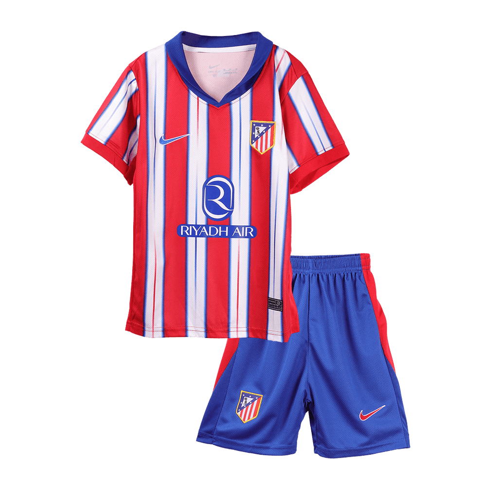 Maillot de football domicile Atlético Madrid pour enfant (maillot + short) 2024/25