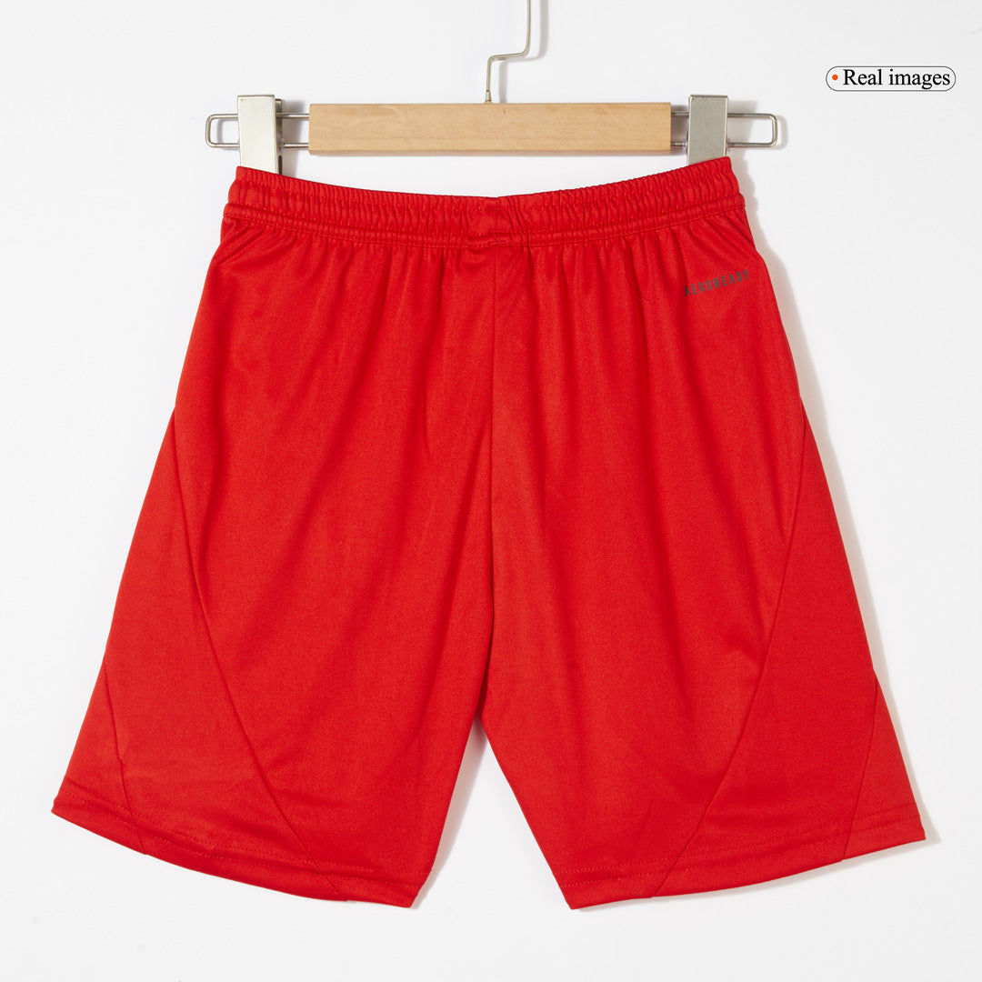 Maillot de football domicile Bayern Munich 2024/25 pour enfant (maillot, short, chaussettes) Rouge