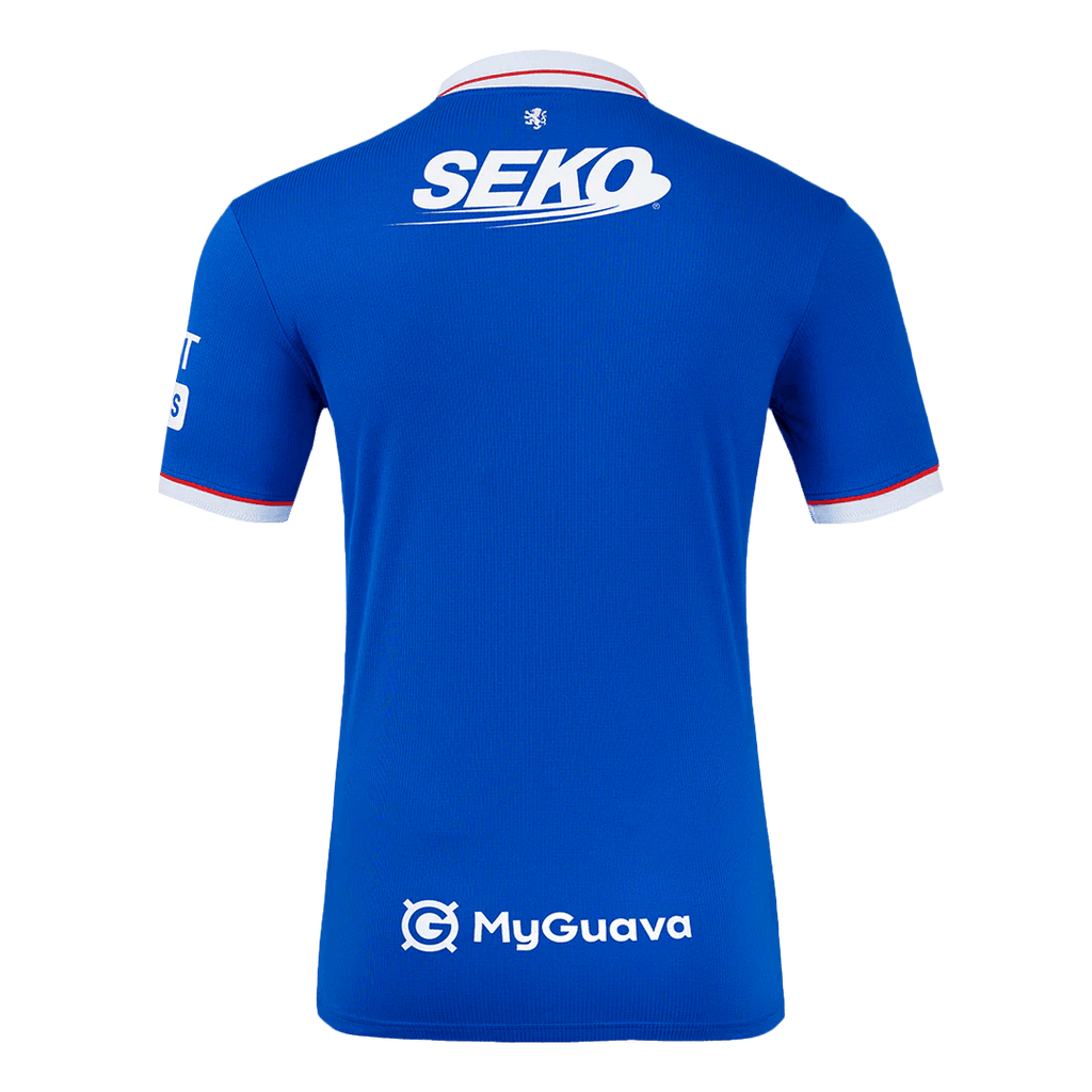 Maillot de football domicile des Glasgow Rangers 2025/26 Bleu
