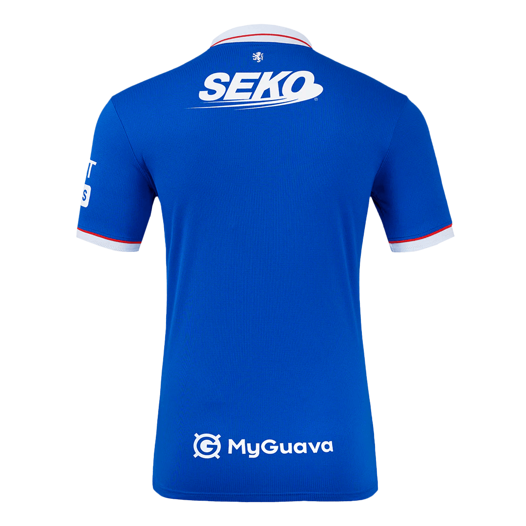 Maillot de football domicile des Glasgow Rangers 2025/26 Bleu