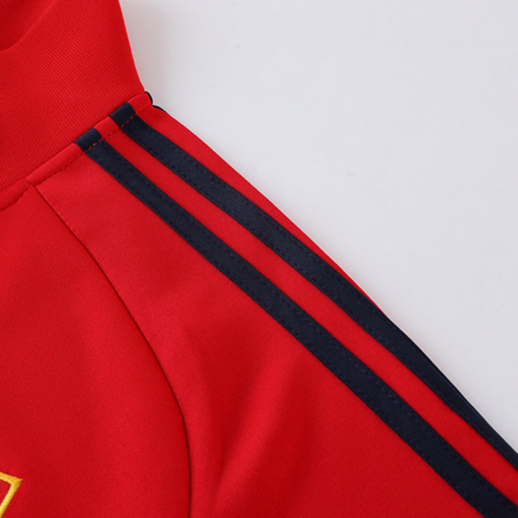 Equipaciones de fútbol: Chaqueta de entrenamiento de España (chaqueta y pantalón) 2022/23