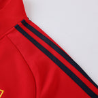 Equipaciones de fútbol: Chaqueta de entrenamiento de España (chaqueta y pantalón) 2022/23